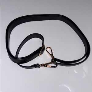 NEW: Black and White Crossbody faux leather Strap